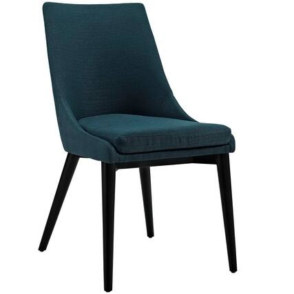 Front. Modway - Viscount Fabric Dining Chair by Modway - Blue.