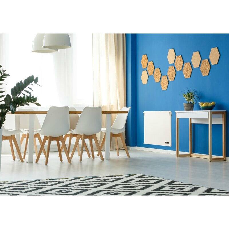 Angle. Hivvago - 400-Watt Energy Efficient Electric Wall Mounted Space Heater - White.