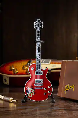 Axe Heaven - Gibson Les Paul Slash Snakepit Custom Shop Mini Guitar GG-142 - COLLECTIBLES - Multicolor