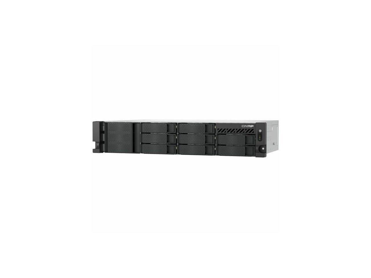 Alt View 9. QNAP - QNAP TS-855eU-8GSAN NAS, Intel Atom C5125 8-Core, 8GB RAM, 8x HDD/SSD Bays, SATA.