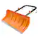 Front. WORX - Worx WA0230 Aerocart Wheelbarrow Snow Plow - Orange.