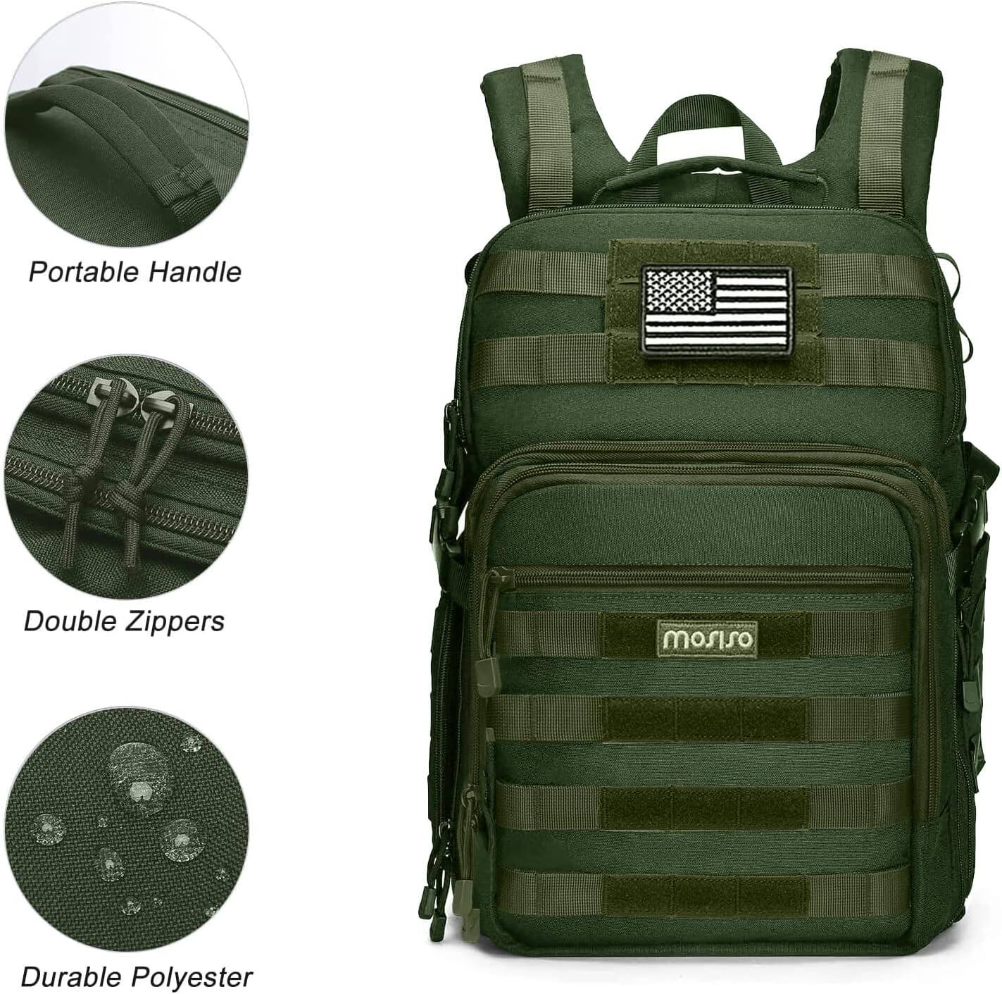 Portable Handle Double Zippers Durable Polyester