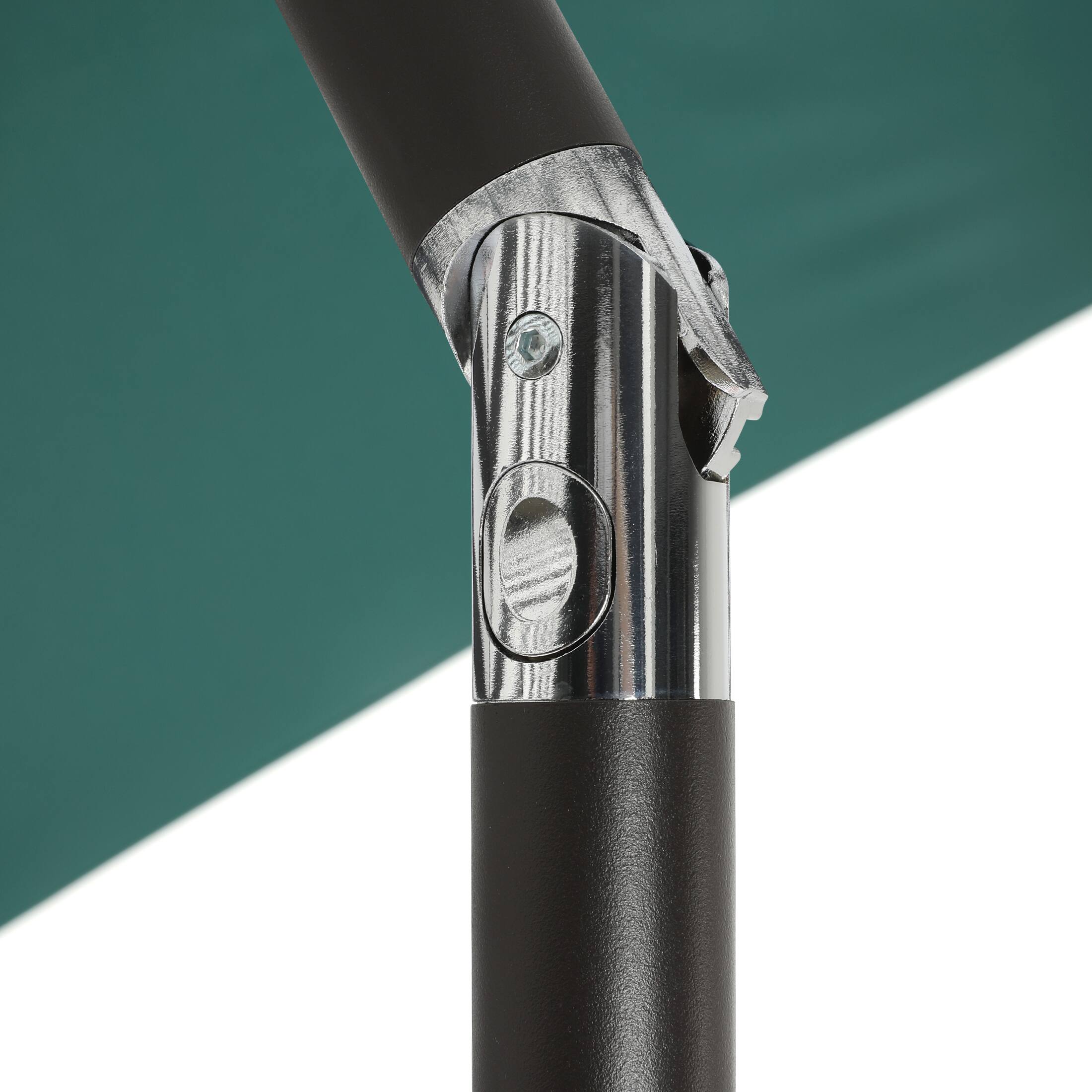 Alt View 4. WestinTrends - WestinTrends Paolo 9 ft. Patio Table Umbrella with tilt and crank features - Dark Green.