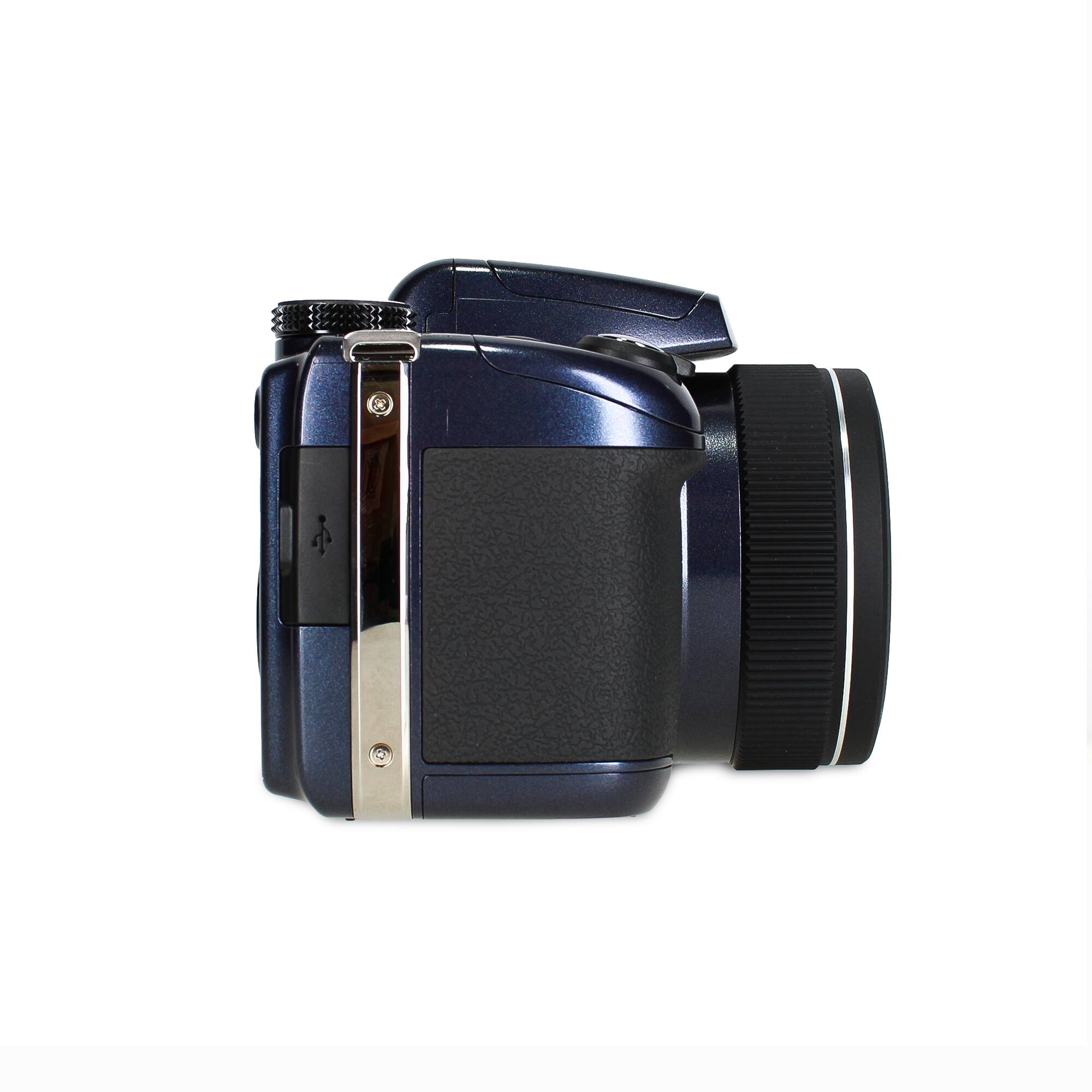 Alt View 2. Kodak - Kodak Pixpro AZ528 Digital Camera in Blue (AZ528MB) Bundle with Accessories.