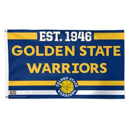 WinCraft - Golden State Warriors 3' x 5' Single-Sided Franchise Establishment Deluxe Flag - Multicolor