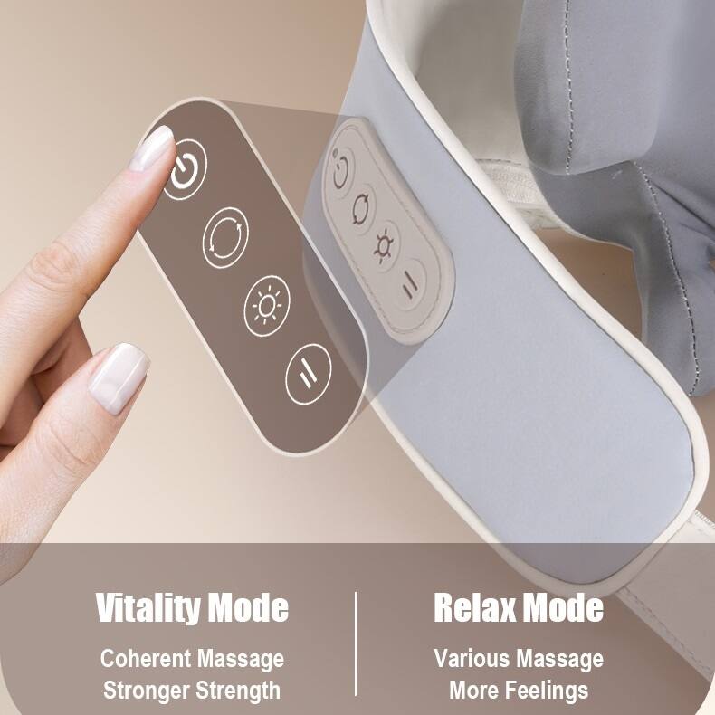 Vitality Mode  
Coherent Massage  
Stronger Strength  

Relax Mode  
Various Massage  
More Feelings