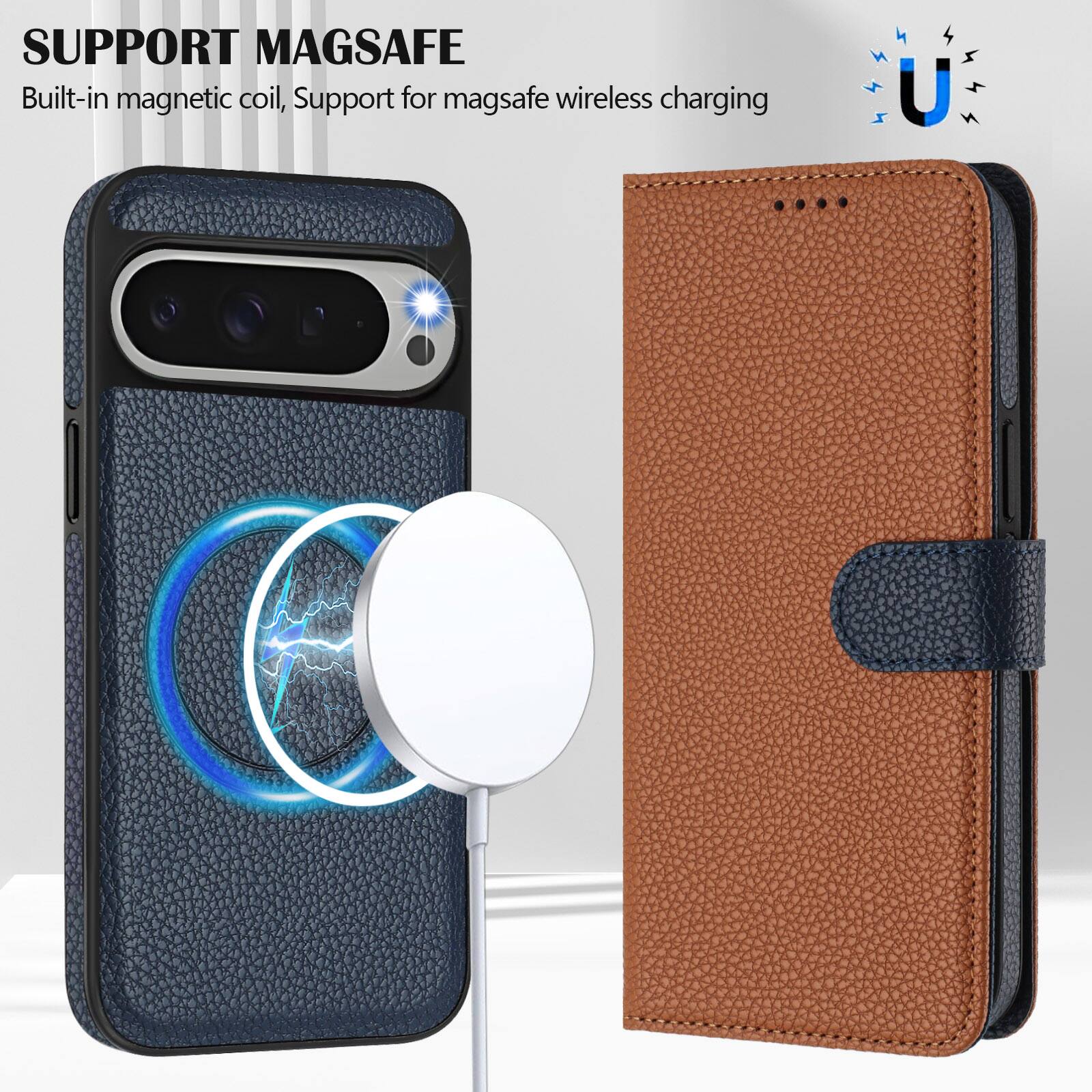 SUPPORT MAGSAFE

Built-in magnetic coil, Support for magsafe wireless charging