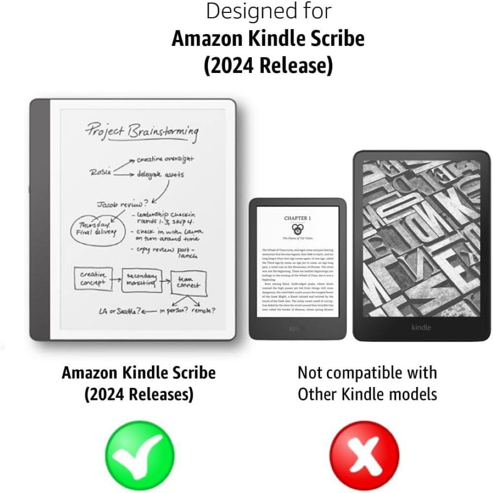 Designed for Amazon Kindle Scribe (2024 Release) Project Brainstorming creatine overagat Rosia delogak awets Jacob revu lenderthip checkin rods 1-3 SHP 4 Thosday Final delivery chnecK in wit laim en tum tum-arand hme - reviem eopy part lanchs creative secendany kam concrept marcibing connect LA SAaHa? M perSon? remok? CHAPTER I - Amazon Kindle Scribe (2024 Releases) Not compatible with Other Kindle models.