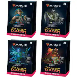 Wizards of The Coast - Magic: The Gathering TCG: The Lost Caverns of Ixalan Commander - Set of 4 decks