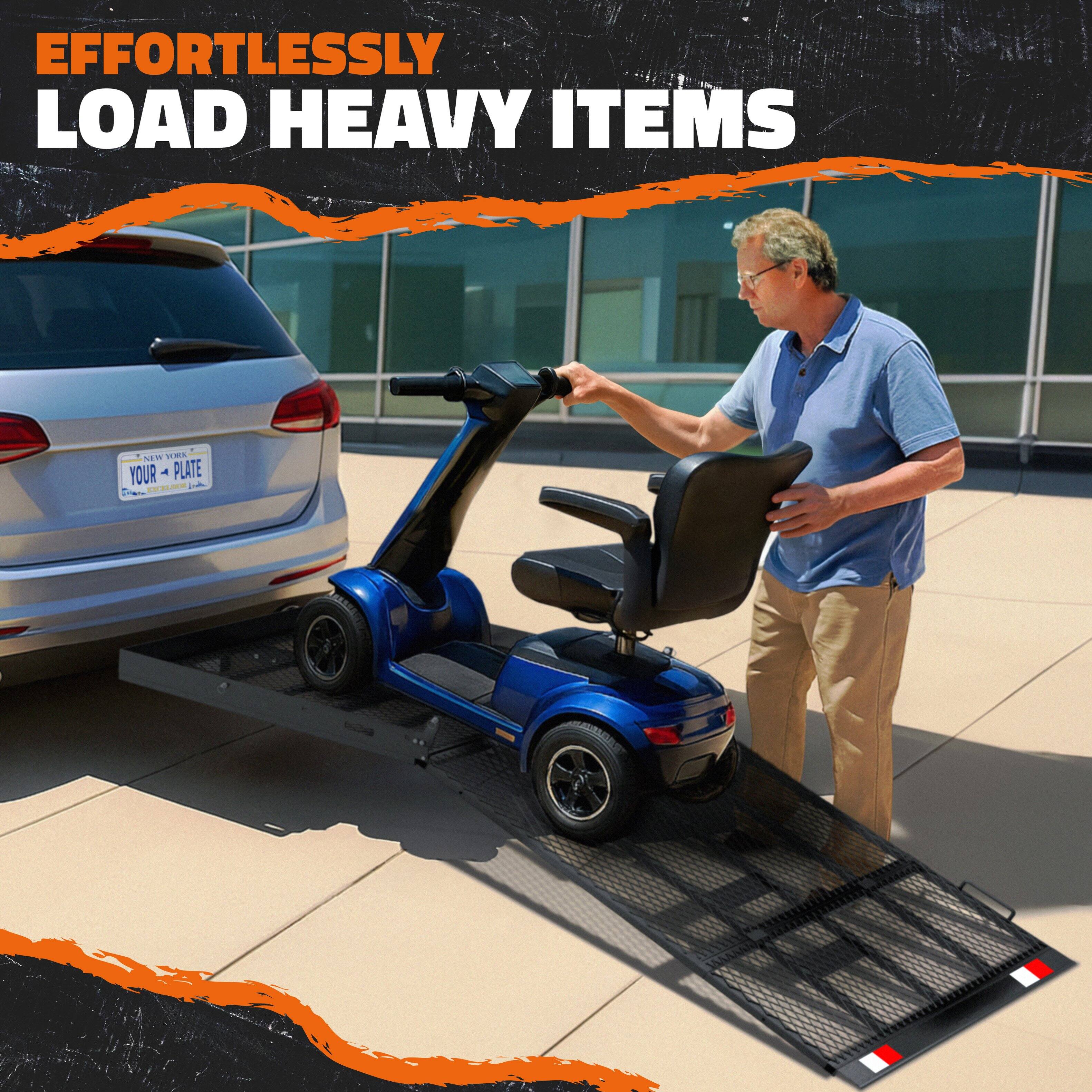 EFFORTLESSLY LOAD HEAVY ITEMS