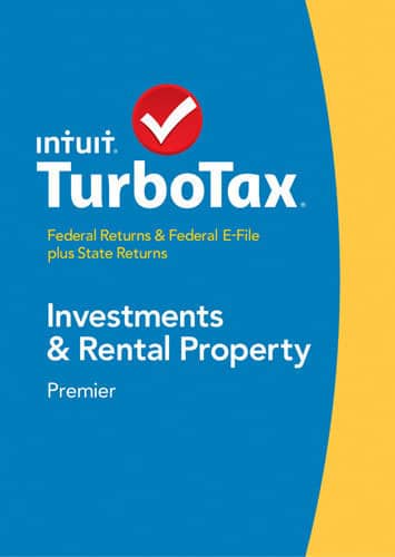 Intuit - TurboTax Premier Federal & State Returns + Federal E-File 2014: Investments and Rental Property-Front_Standard