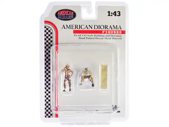 AMERICAN DIORAMA
1:43
AMERICAN DIORAMA FIGURES
Fit All 1:43 Scale Buildings and Dioramas
Hand Painted Diecast Metal Material