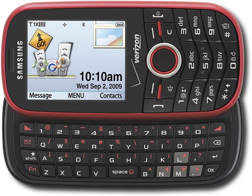 Best Samsung Intensity Mobile Phone Red (Verizon Wireless) SCHU450MRV