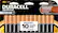 Front. Duracell - Coppertop AA Batteries (24-Pack) - Black.