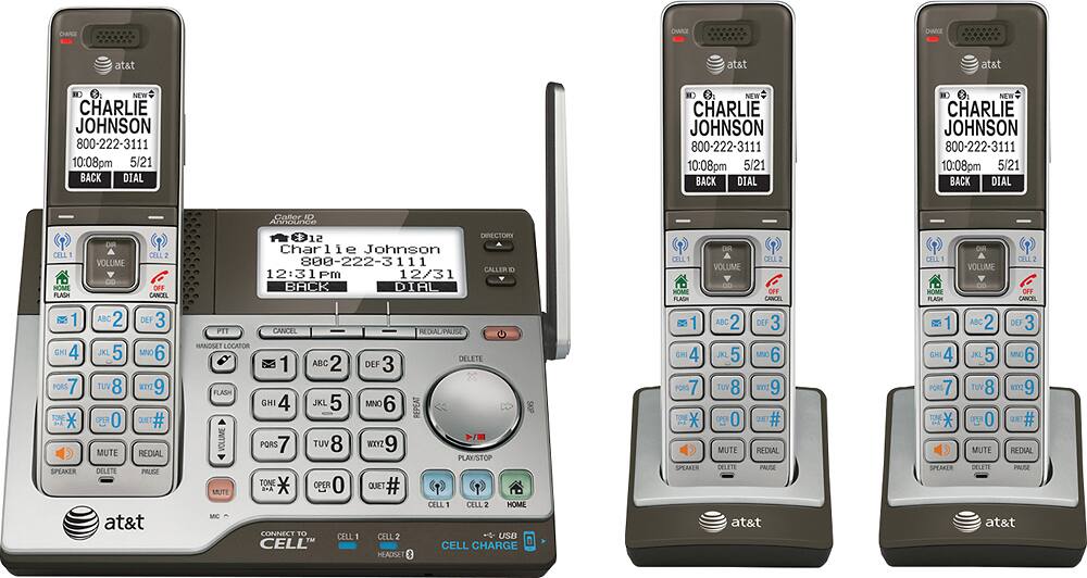 Best Buy AT&T CLP99383 Connect to Cell DECT 6.0 Expandable Cordless