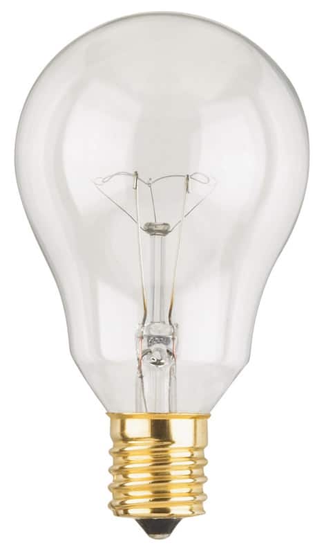 Westinghouse - 40 W A15 A-Line Incandescent Bulb E17 (Intermediate) White 2 pk