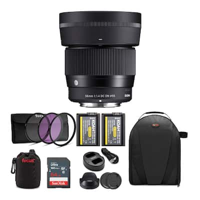 Sigma 56mm f/1.4 DC DN Contemporary Lens for Sony E Mount Cameras Sigma 56mm f/1.4 DC DN Contemporary Lens for Sony E Mount Cameras