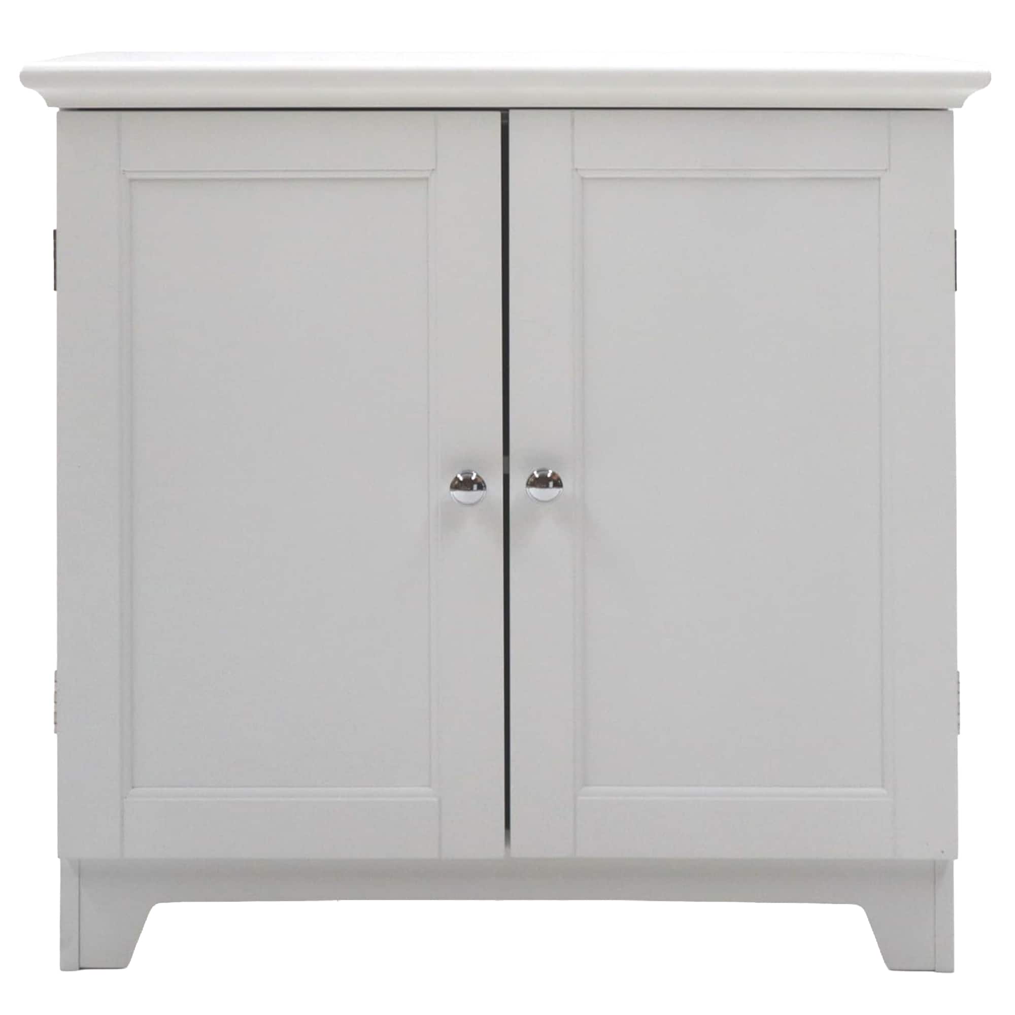 Redmon - Shaker Style Double Door Storage Cabinet, Modern Wooden Furniture - White price history on PriceWatchPro