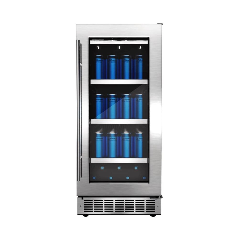 Best Buy Silhouette Professional 77Can BuiltIn Beverage Cooler Silver DBC031D1BSSPR