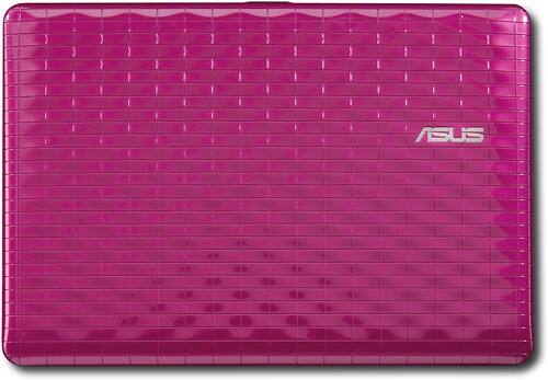 Front Standard. Asus - Eee PC Netbook with Intel® Atom™ Processor - Hot Pink.