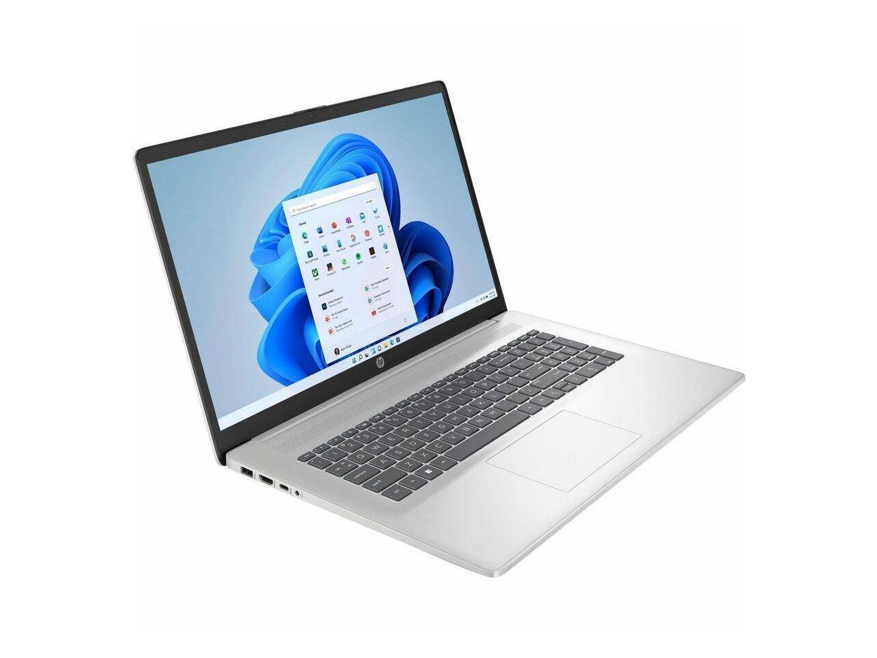 Alt View 1. HP - HP 17-cn2283st 17.3" FHD IPS i3-1215U 8GB DDR4 512GB SSD Win 11 - 8Q3J6UA - Silver.