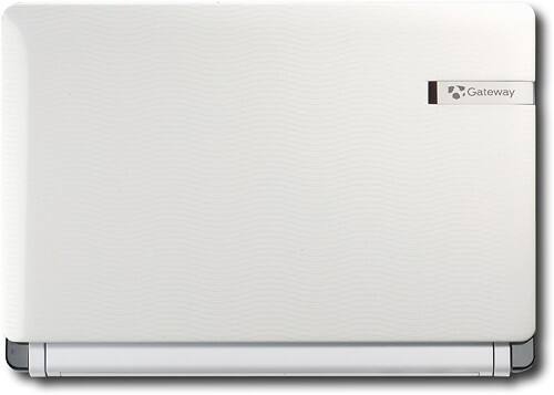 Front Standard. Gateway - Netbook with Intel® Atom™ Processor - Glacier White.