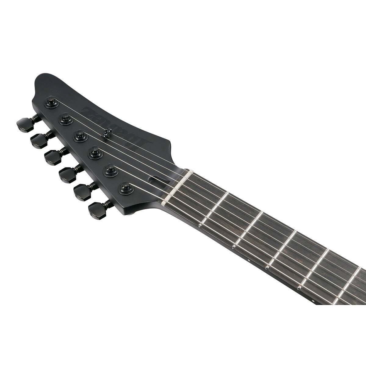 Alt View 7. Ibanez - Ibanez AZ Iron Label Series AZ41B1 Electric Guitar, Black Flat.