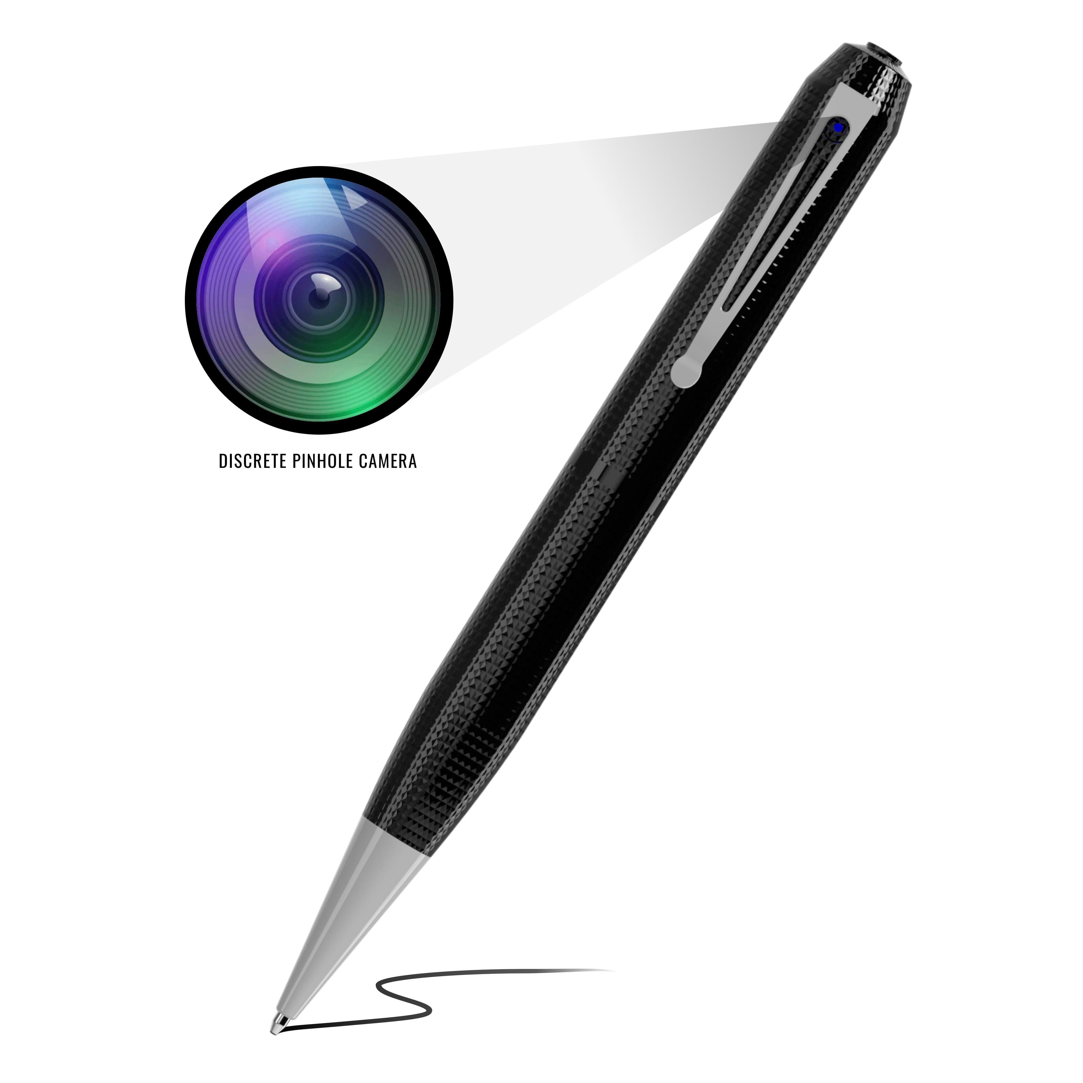 iSpyPens - iSpyPen Pro X 64GB Professional Grade Spy Pen Camera - Sterling Silver
