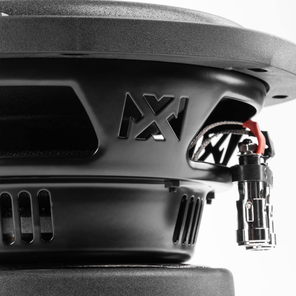Back. NVX - NSW84v3 800W Peak (400W RMS) N-Series v3 8in Dual 4-Ohm Car Subwoofer.