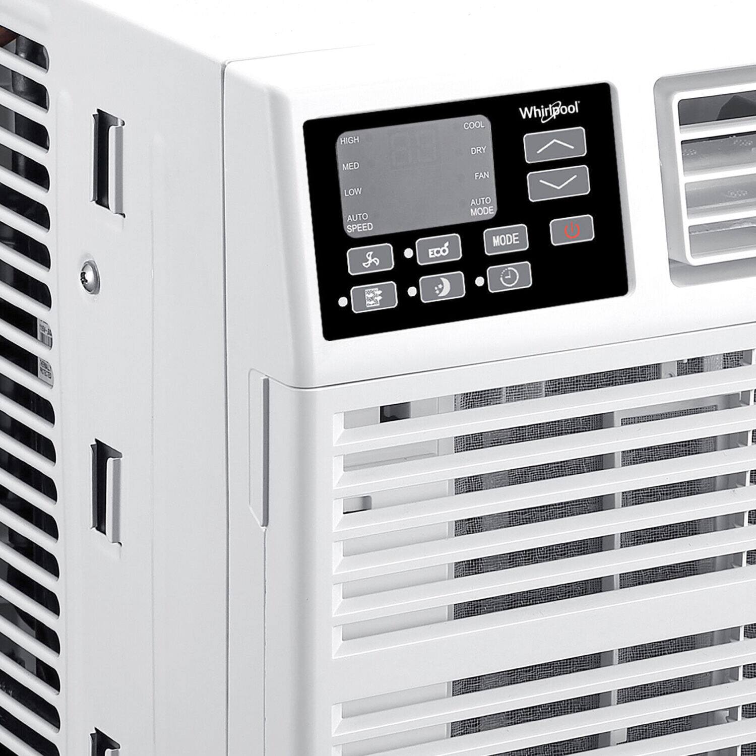 HIGH MED LOW AUTO SPEED COOL DRY FAN AUTO MODE ECO