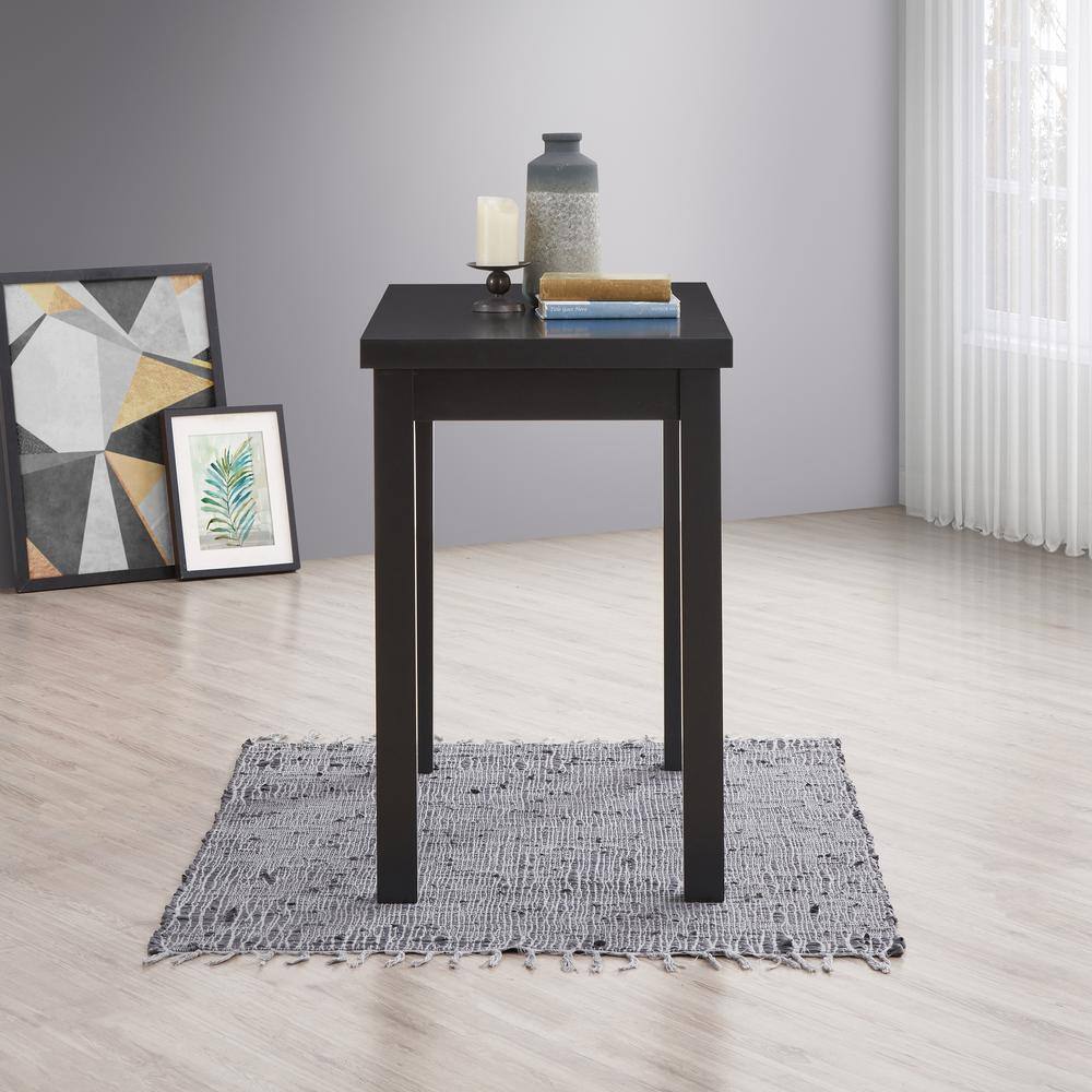 Back. Carolina Chair & Table - Waverly Thick Top Bar Table - Antique Black - Antique Black.