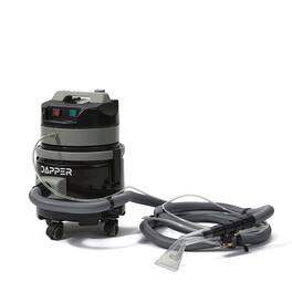Dapper Supply - Commercial Wet/Dry Vacuum Cleaner with Cold Water Extraction, 1 Gal. Solution & 3 Gal. Recovery Tank - Black