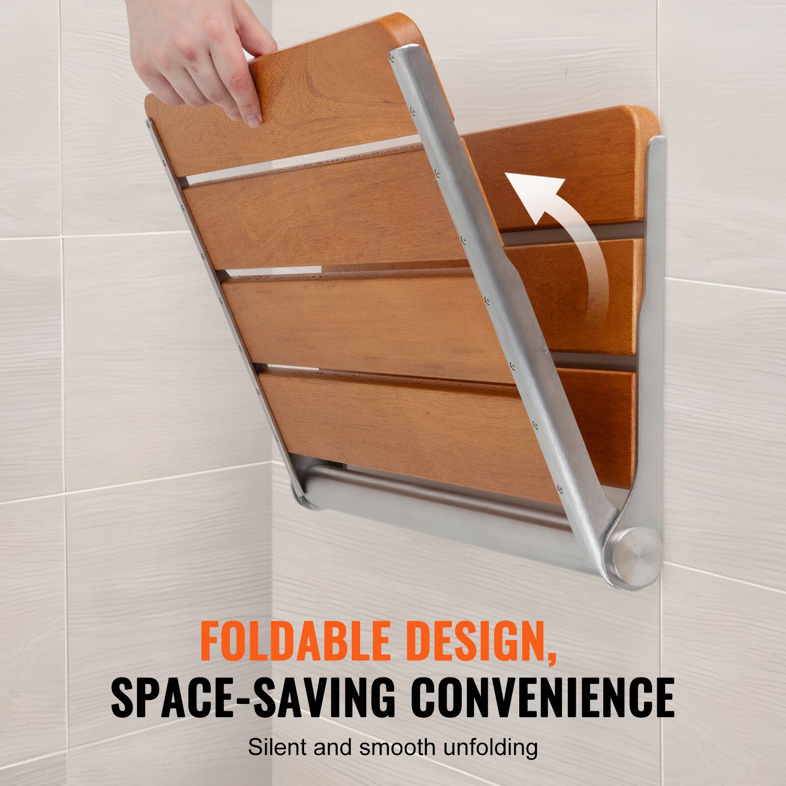 FOLDABLE DESIGN, SPACE-SAVING CONVENIENCE  
Silent and smooth unfolding