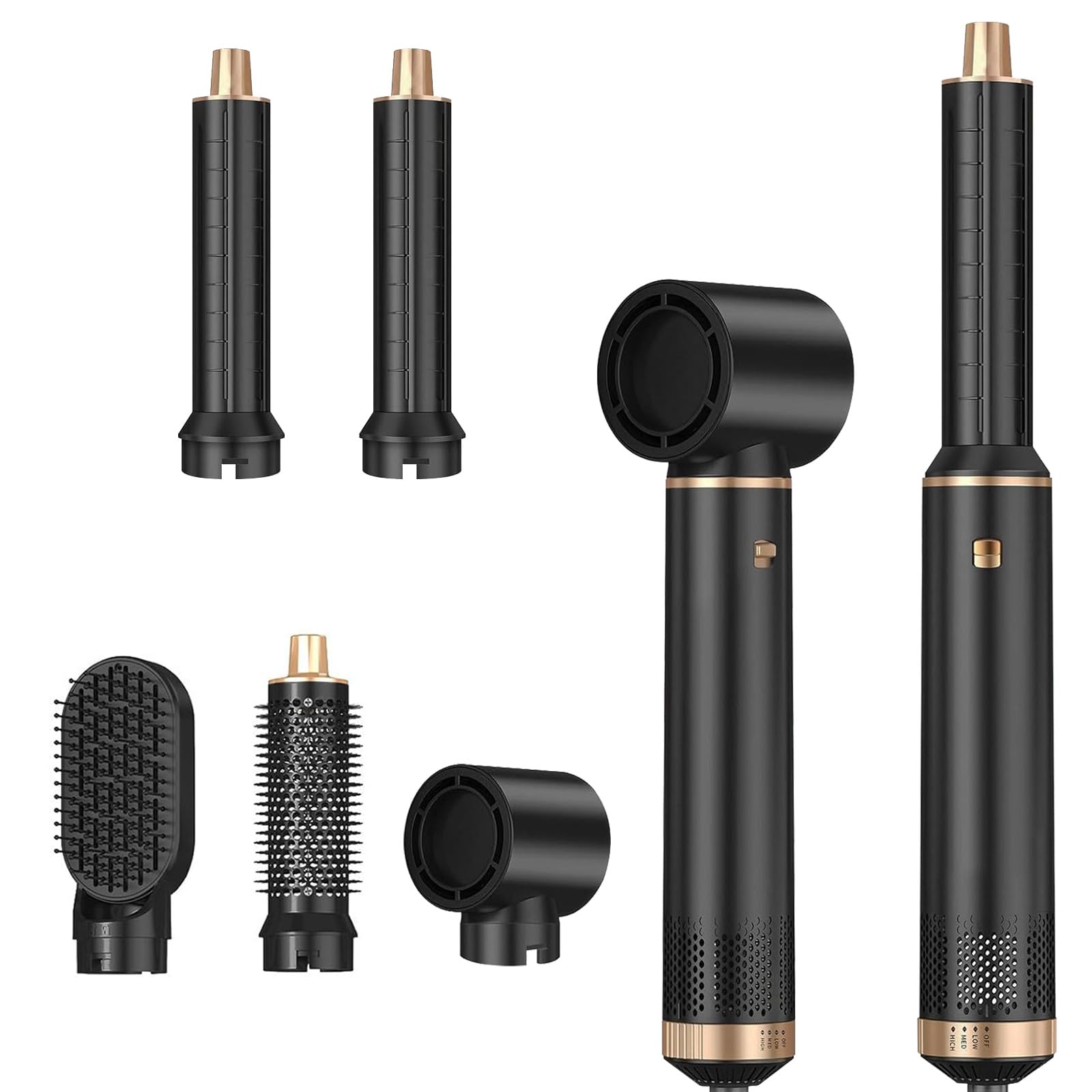 Black/Gold 5 in 1 Hair Styler