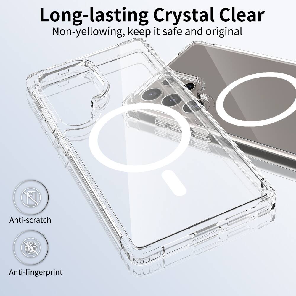 Long-lasting Crystal Clear  
Non-yellowing, keep it safe and original  

Anti-scratch  
Anti-fingerprint