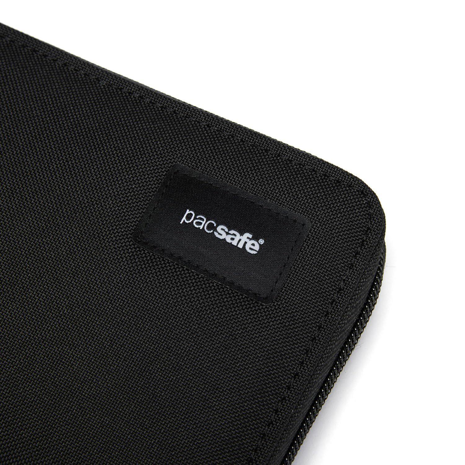 Alt View 3. Pacsafe - RFIDsafe Continental Wallet - Jet Black.