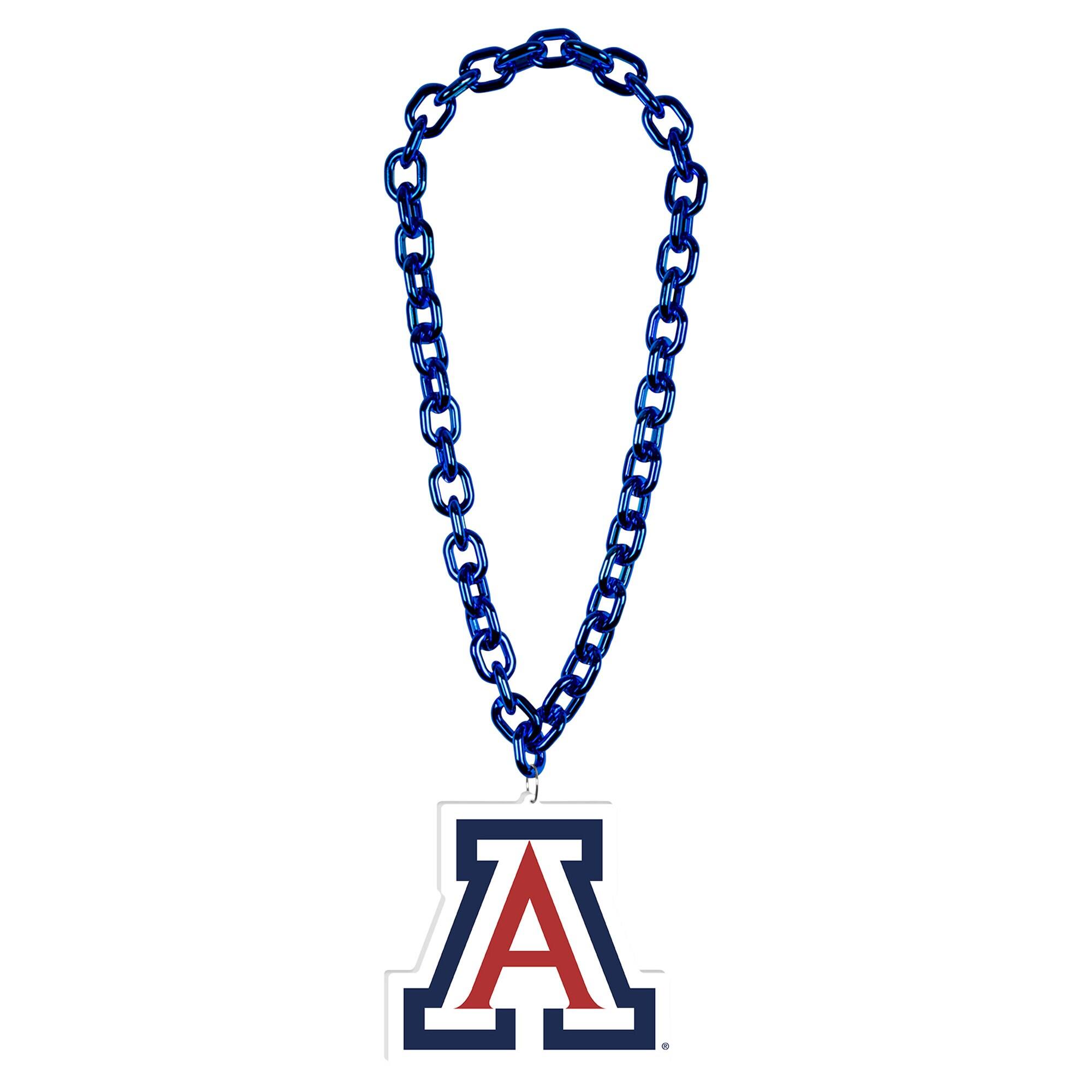 Front. WinCraft - Arizona Wildcats Big Chain Logo Necklace - Multicolor.