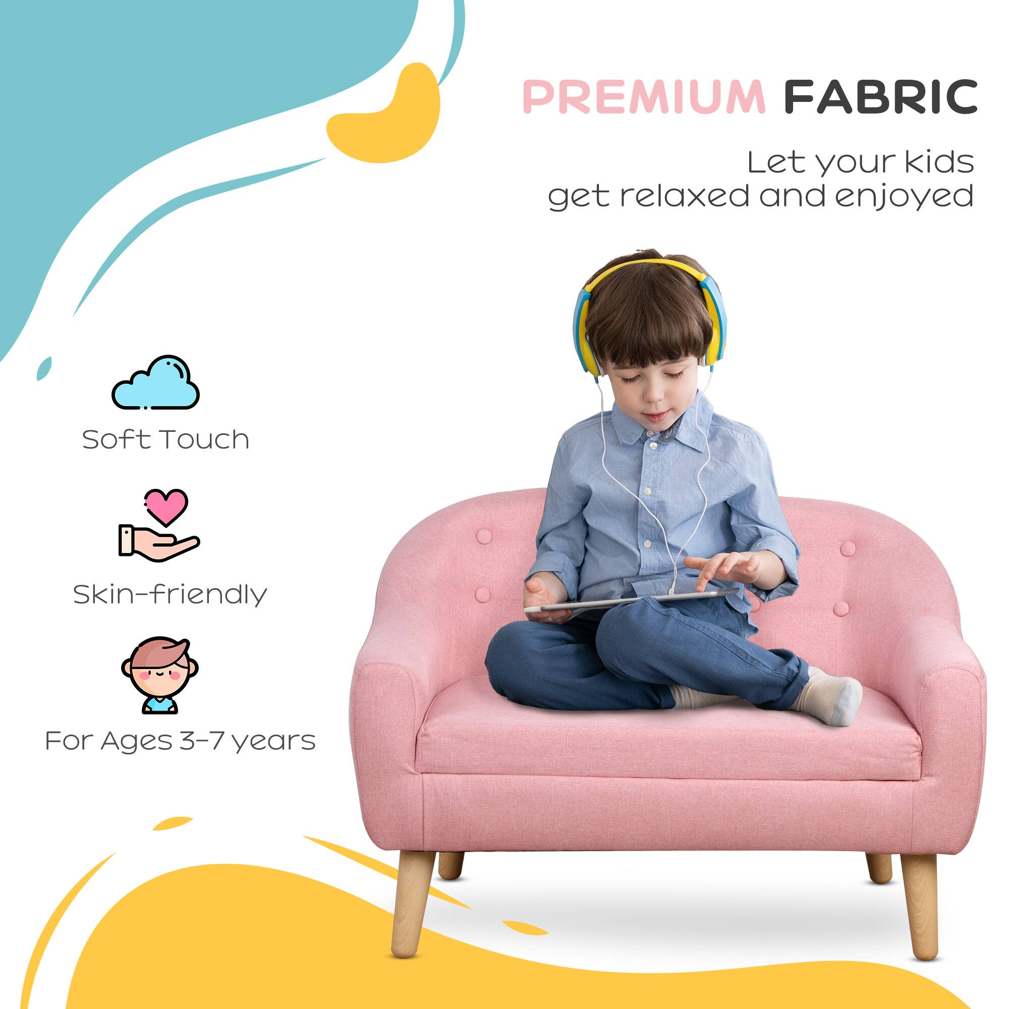 PREMIUM FABRIC  
Let your kids get relaxed and enjoyed  

Soft Touch  
Skin-friendly  
For Ages 3-7 years
