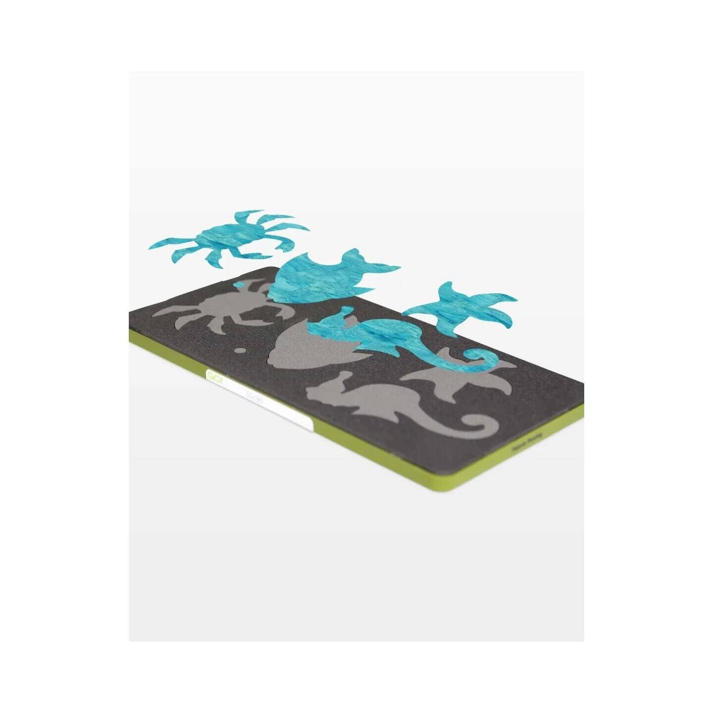 Left. AccuQuilt - GO! Sea Life Medley Die - Multicolor.