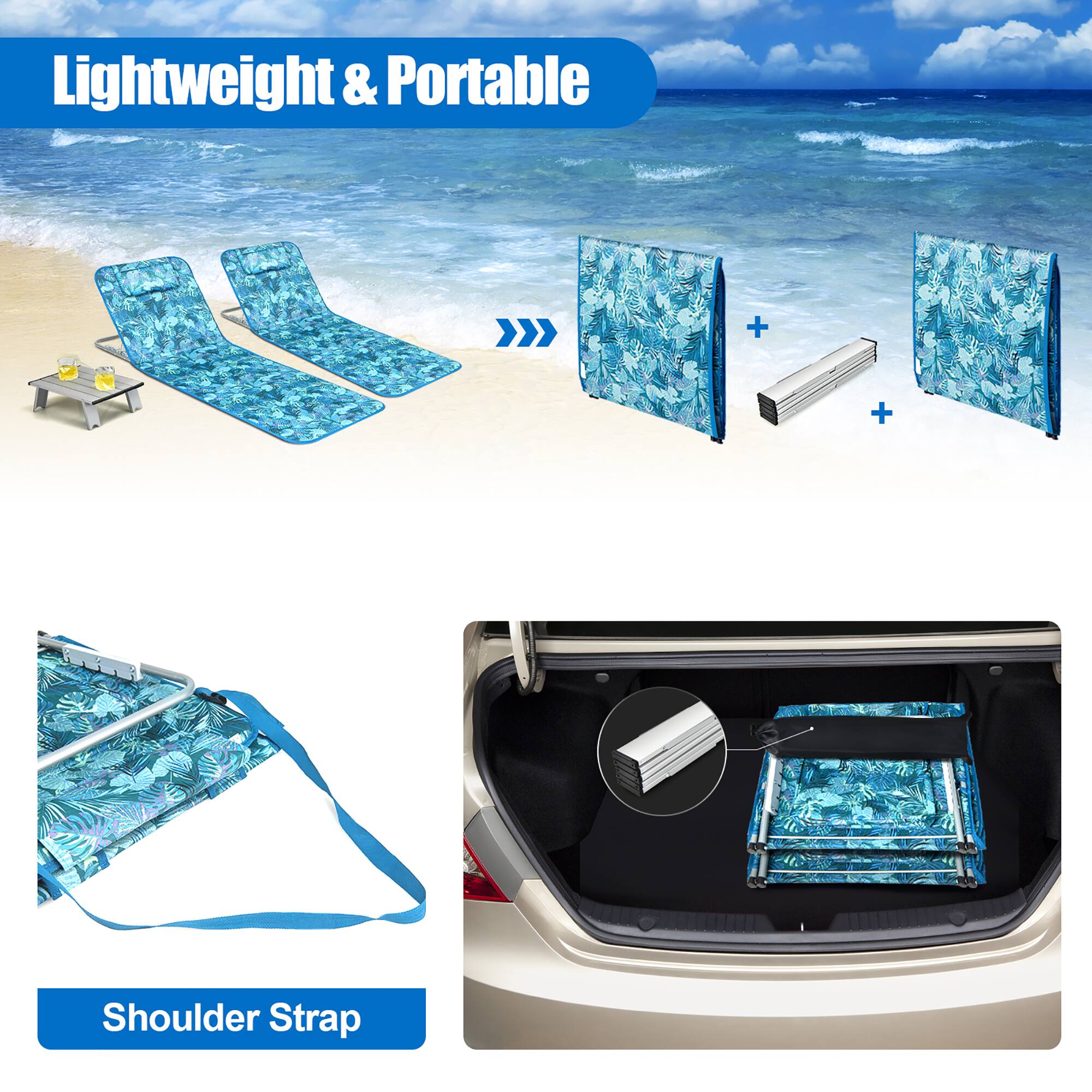 Lightweight & Portable

Shoulder Strap