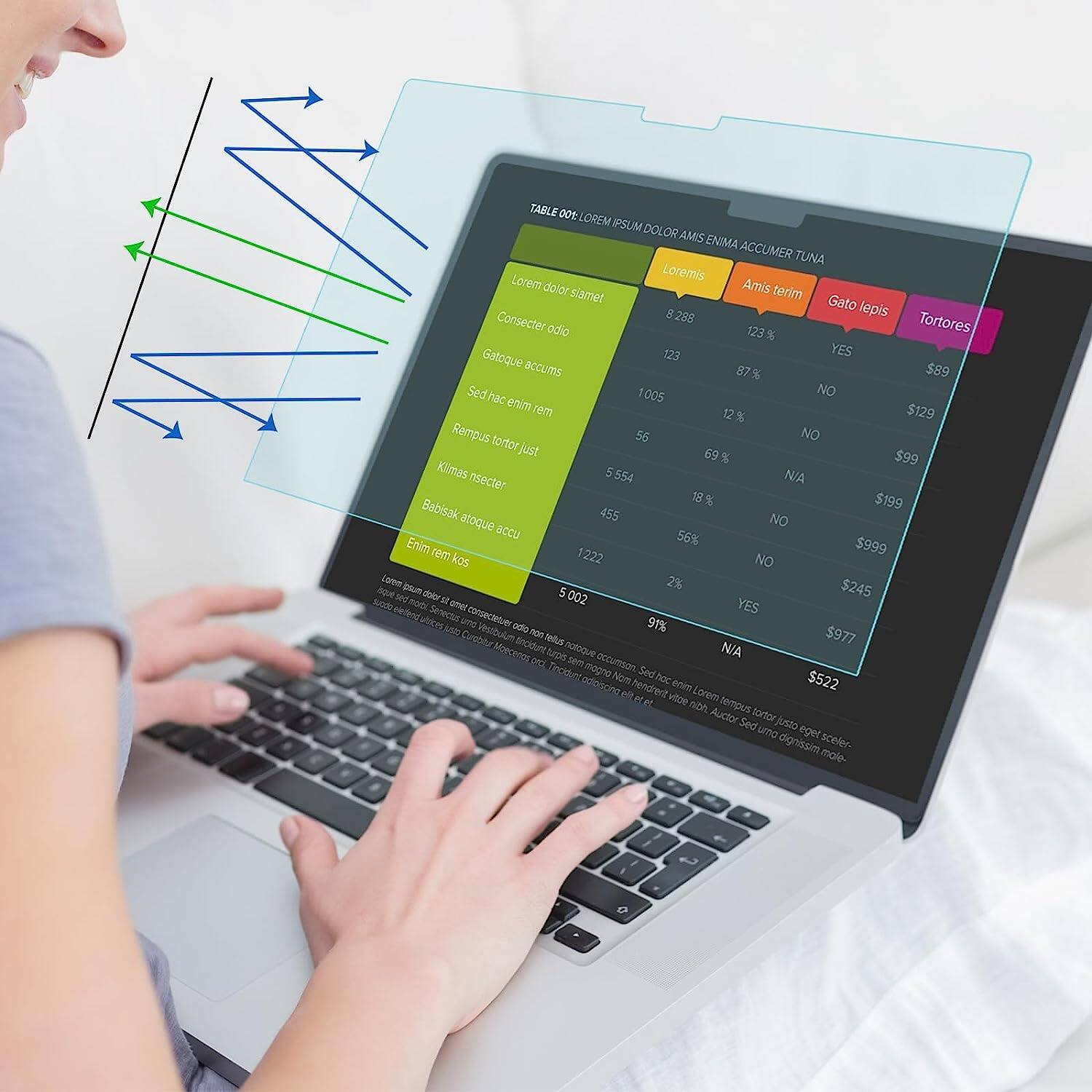 Alt View 14. Techprotectus - Tempered Glass Screen Protector for 2023 Macbook Air 15" M2.