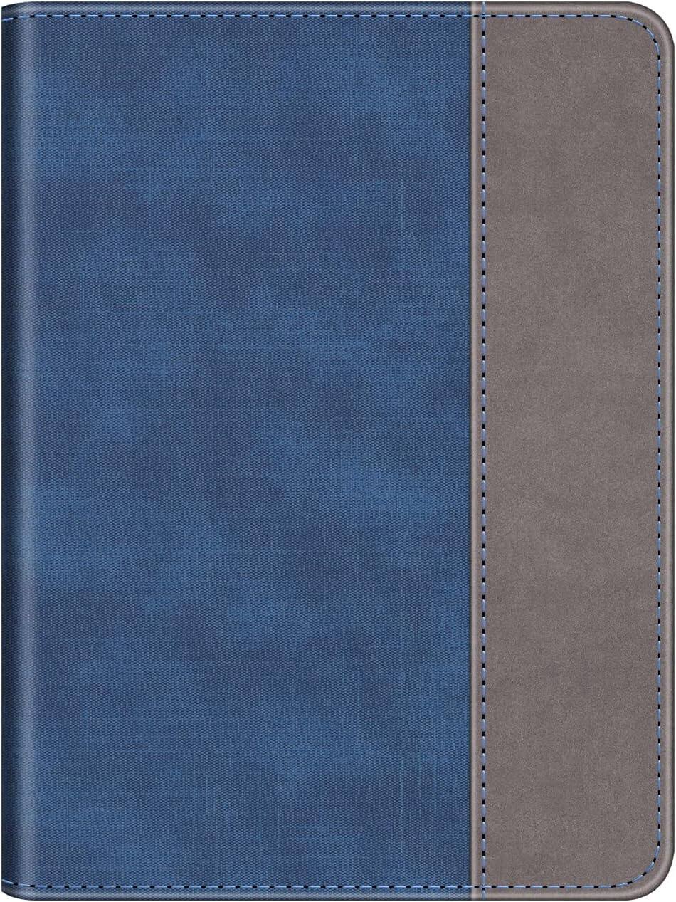 Alt View 5. Fintie - Case for 7"/6.8" Kindle Paperwhite 12th/11th Gen & Kindle Colorsoft PU Leather Stand Cover Foldable Kickstand Hand Strap - Indigo.