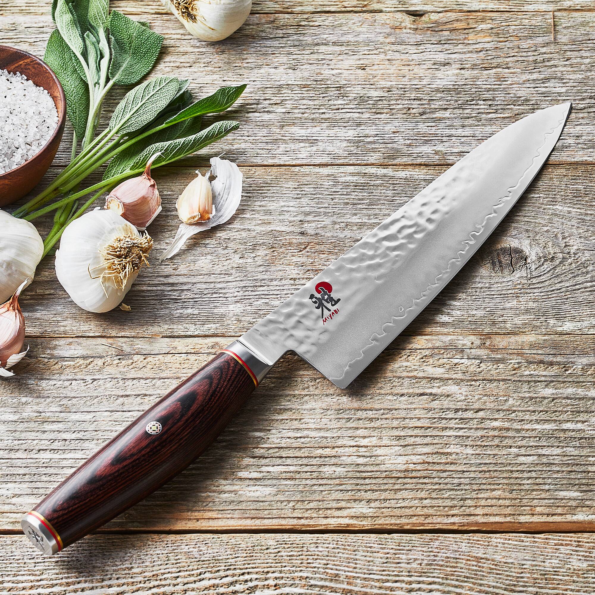 Alt View 2. Miyabi - Miyabi Artisan 8-inch Chef's Knife - Stainless Steel.