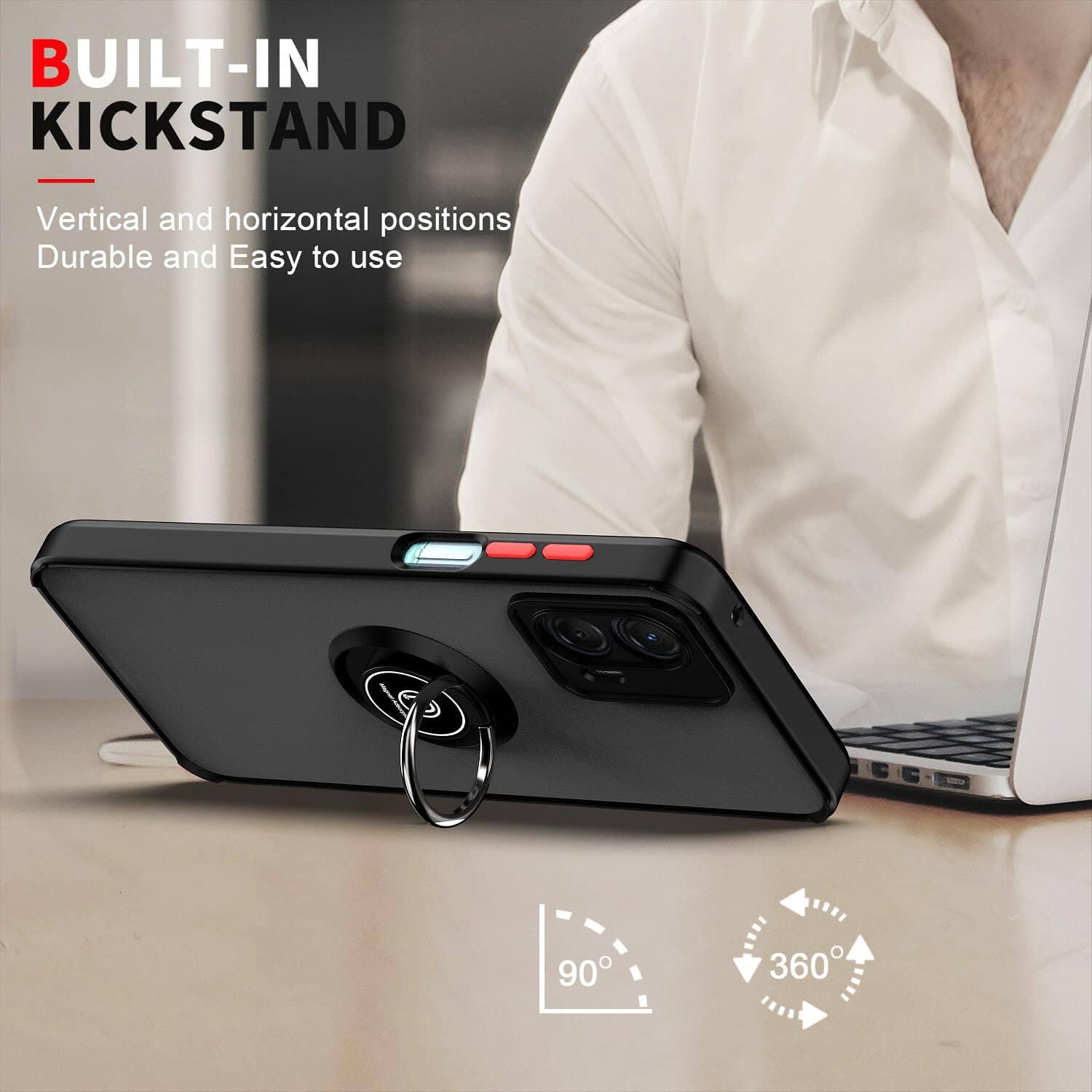 BUILT-IN KICKSTAND
Vertical and horizontal positions
Durable and Easy to use
90
360