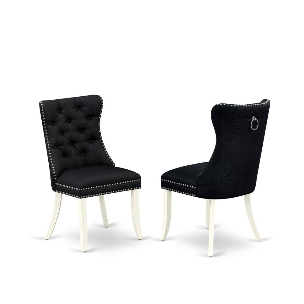 East West Furniture - Parson Dining Chairs - White price history on PriceWatchPro