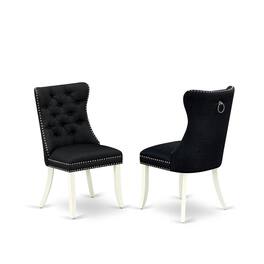 East West Furniture - Parson Dining Chairs - White