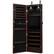 Alt View 17. Costway - Wall Mount Mirrored Jewelry Cabinet Organizer LED Lights - Brown.