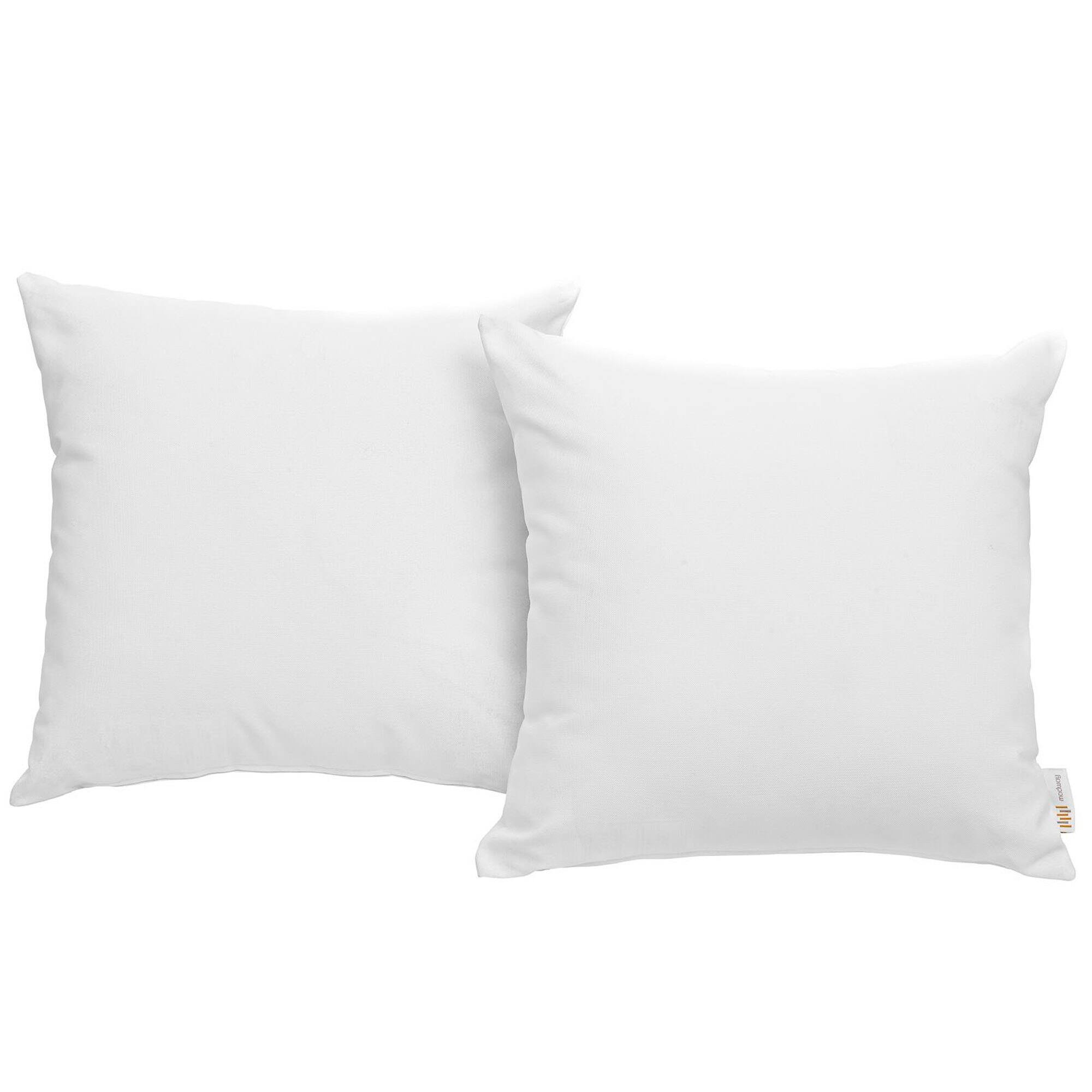 Angle. Modway - Convene 2 Piece Outdoor Patio Pillow Set by Modway - White.