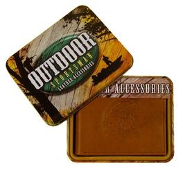 Rico Industries - Eagle Head Embossed Leather Billfold Wallet - Multi