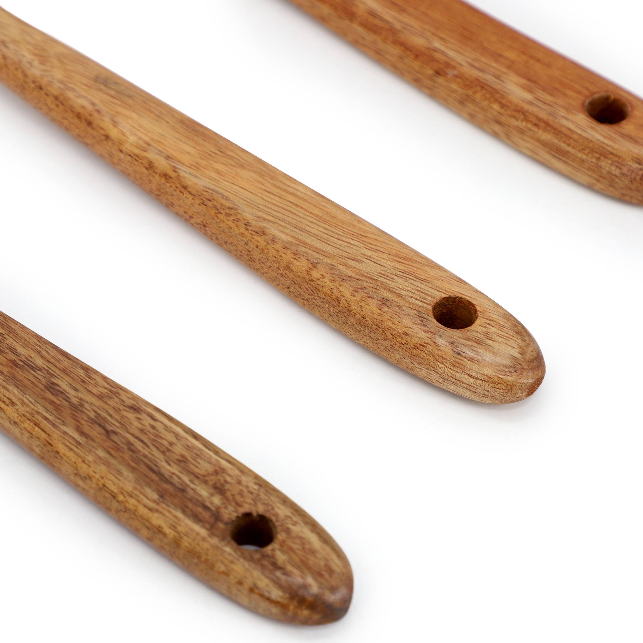 Alt View 3. MegaChef - MegaChef 6 Piece Acacia Wood Kitchen Utensil Set - Brown.